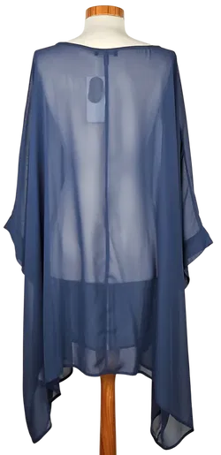 Ulla Popken Damen Tunika, blau - Gr. EU 58/60 - Bild 3