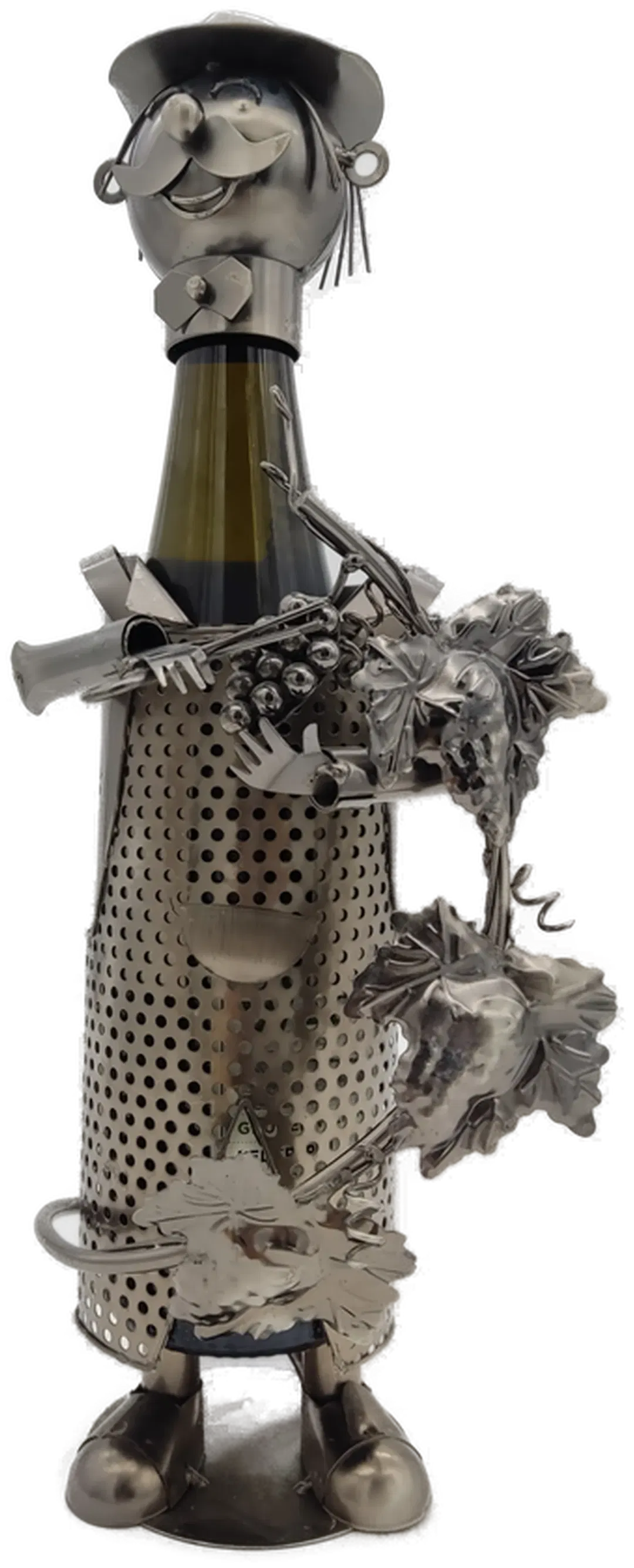 Flaschenhalter Metall | Liebevoll Erhalten - Bild 1