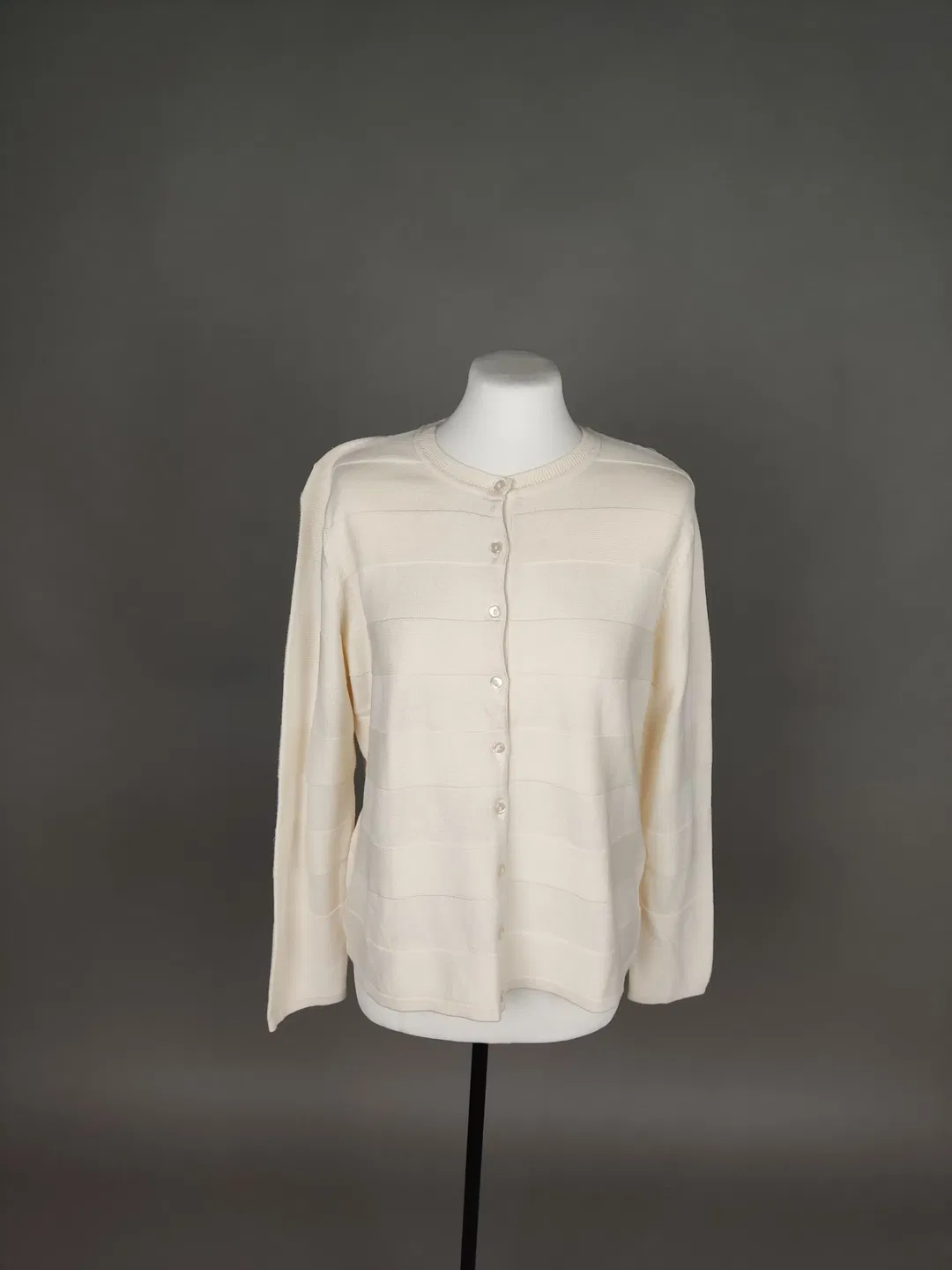 Peter Hahn Damen Strickjacke creme - XL / 42 - Bild 4