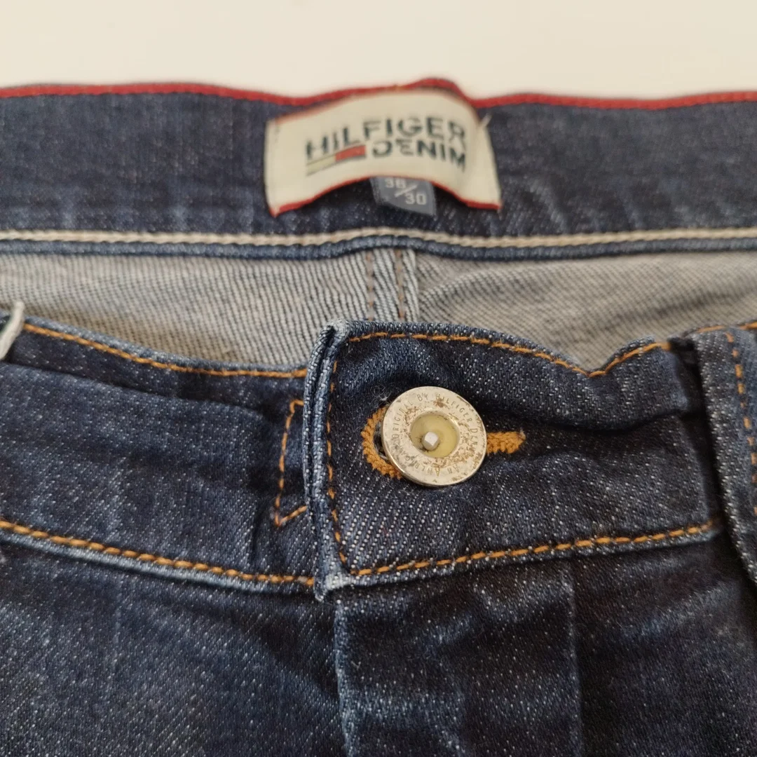 Herren Jeans Hilfiger Denim Unifarben W36 L30 | Zeitloser Klassiker – Bild 5