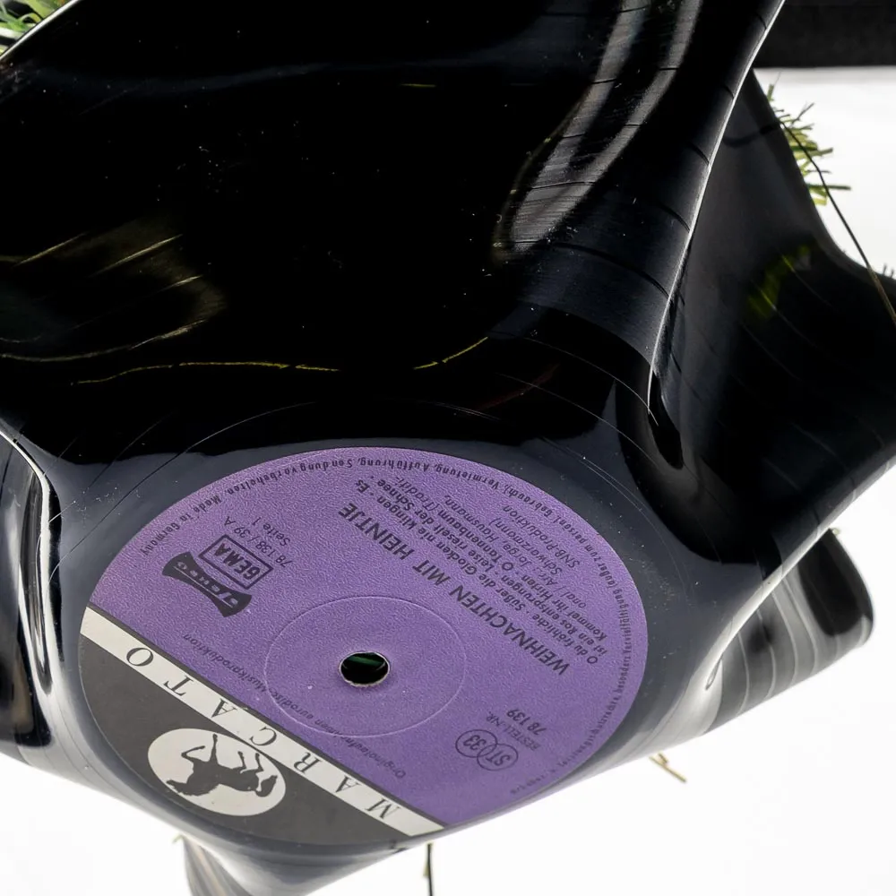 Schale aus einer echten Vinylschallplatte Modell "Heintje" Weihnachten – Bild 4