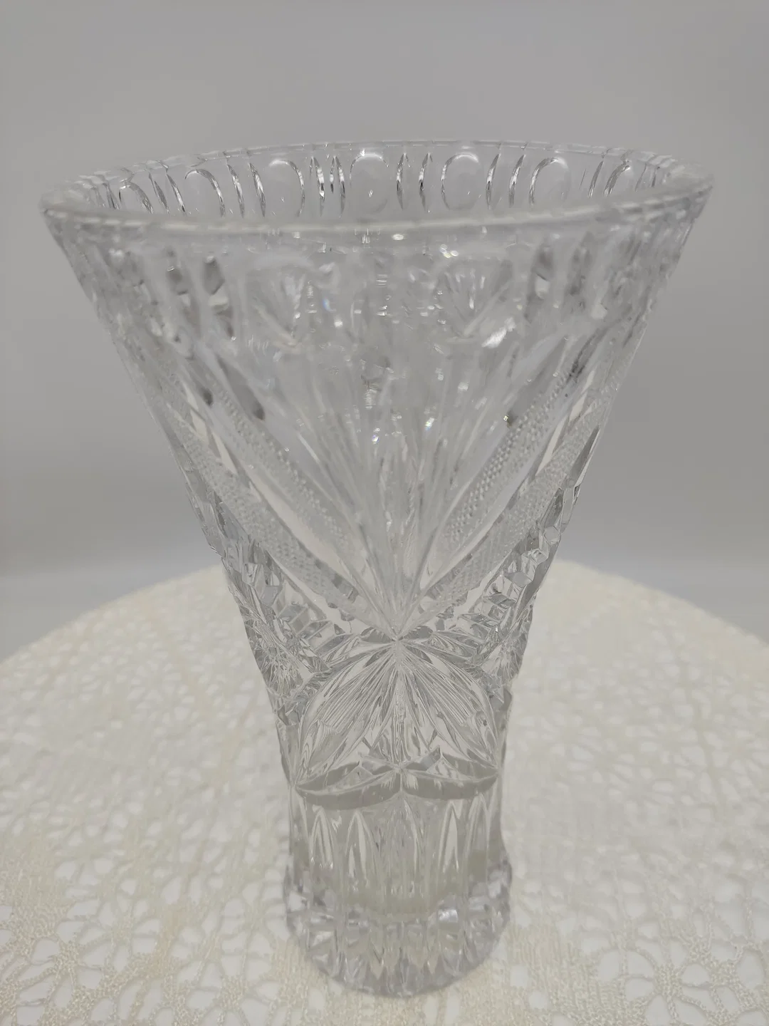 Bohemia Crystal Bleikristallvase, mit Schliffmuster  | Zeitloser Glanz – Bild 4