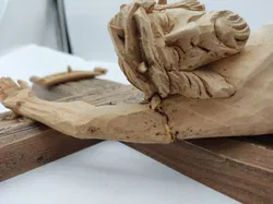 Großes Holzkreuz Kruzifix - Bild 5