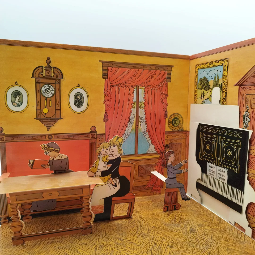 Pop-up-Buch, Esslinger Verlag Reprint Das Puppenhaus | Nostalgischer Klassiker – Bild 2