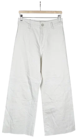 ZARA Damen Jeanshose, weiß - Gr. L  - Bild 1