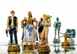 Star Wars 3D Chess Game, lizenziertes Schachspiel mit Figuren Lucasfilm – Vorschau 2