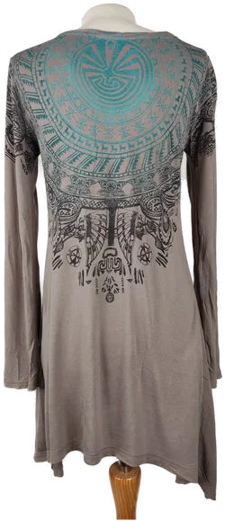 Damen Longshirt edc By Esprit Bedruckt Gr. 40 | Strass Schatz - Bild 2