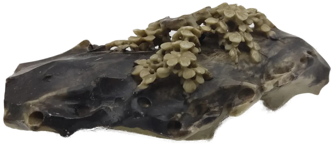Geschnitzte Deko Vase Speckstein – Bild 6