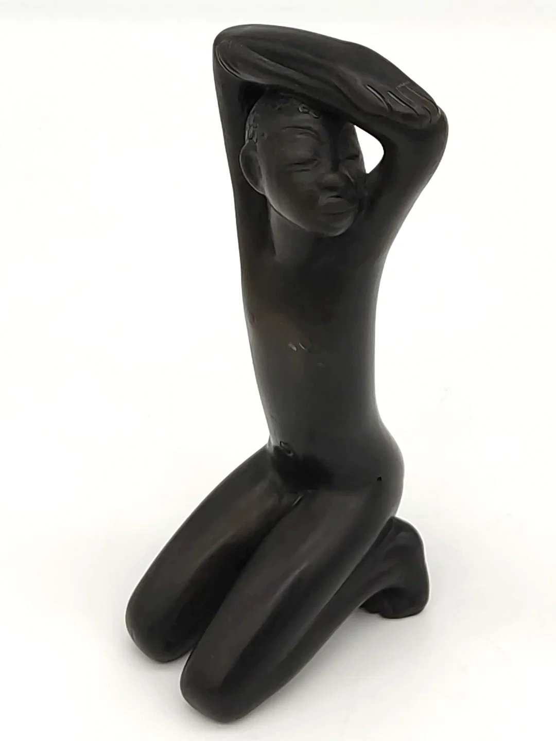 Vintage Kleine Keramikfigur Afrikaner – Bild 12