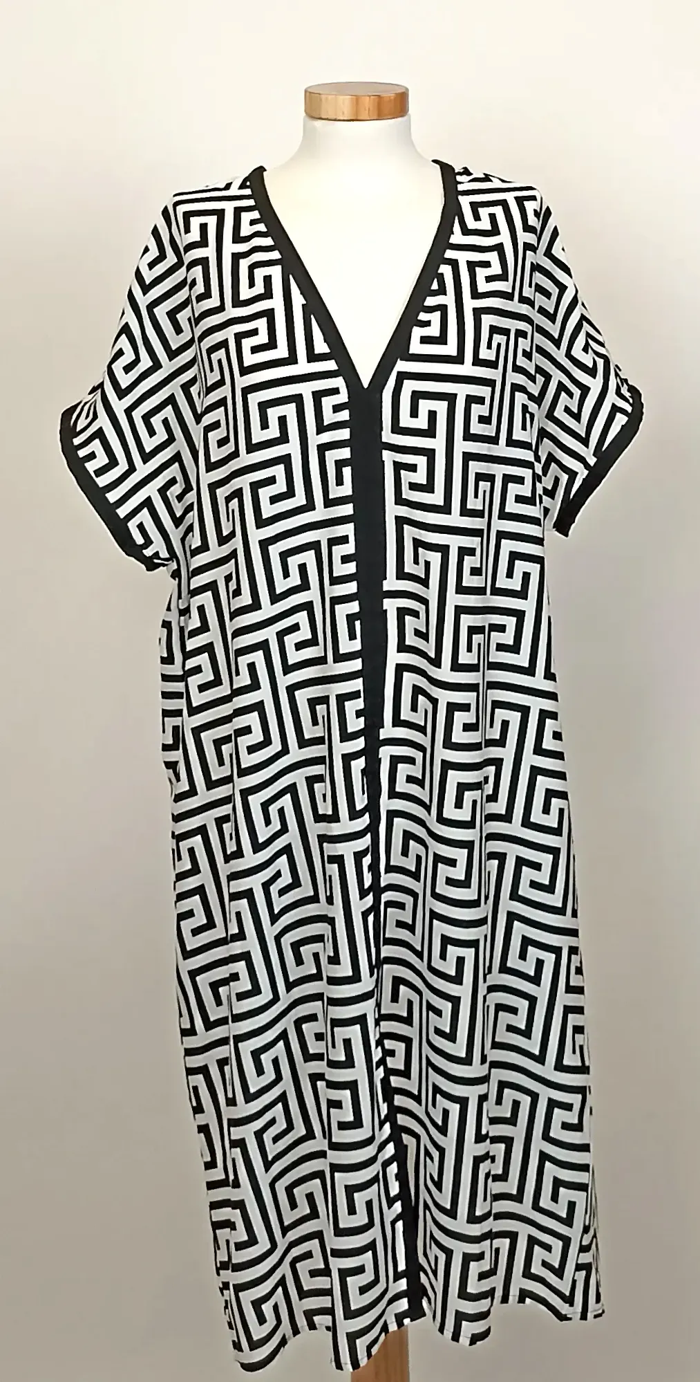 Anita Midikleid gemustert Gr. L - Bild 1