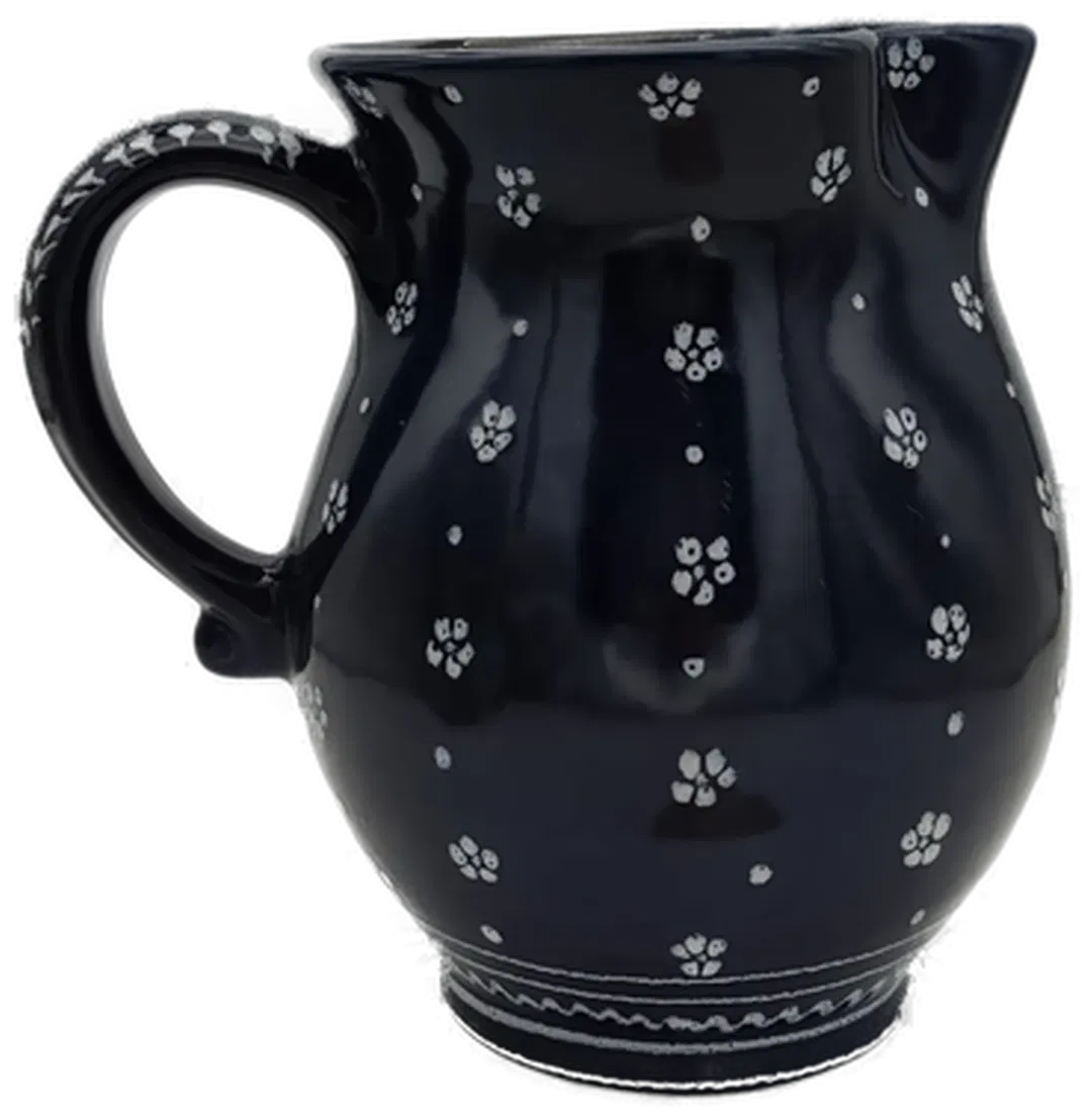 Gmundner Keramik Weinkrug Dirdl Blau 2 Liter - Bild 1