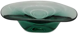 Massive Glas-Schale in strahlendem Grün - Bild 3