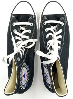 Converse Herren Chucks mit Blumenstickerrei schwarz Gr. 46 – Vorschau 4