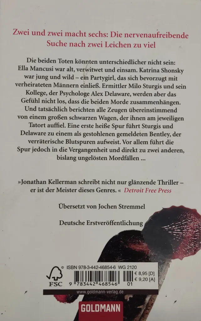 Mordgier - Jonathan Kellerman – Bild 2