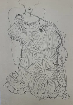 Gustav Klimt Zeichnungen 1 Sammelmappe mit Drucken 1980 – Vorschau 21
