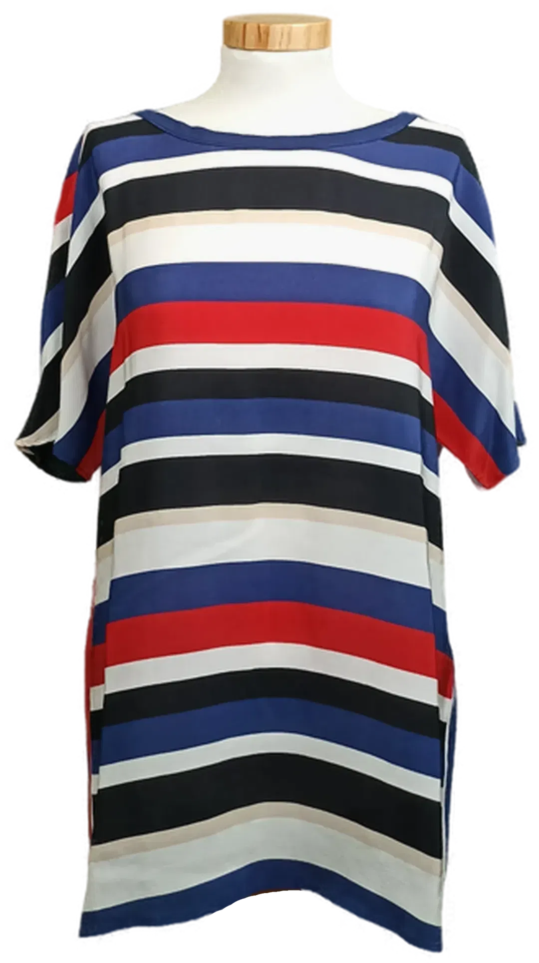 Marc Cain Damen Blusenshirt aus Seide mehrfarbig Gr. M - Bild 1