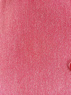 Bluse 'CANDA', dreiviertelarm mit Kragen, rot/beige meliert, Größe 46 - Bild 4