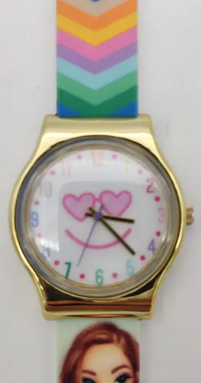 Kinderuhr mit buntem Armband - Bild 1