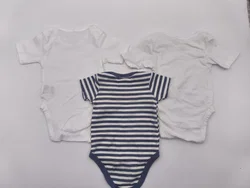 3er Set Body, Kurzarm, Baby, Gr. 50/56 – Vorschau 2