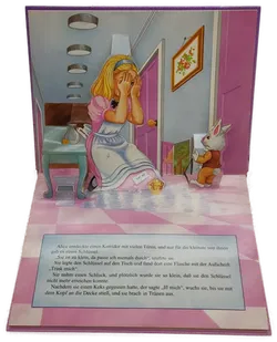 2 Stück Aufklapp-Bilderbücher (Pop-up-Buch) 