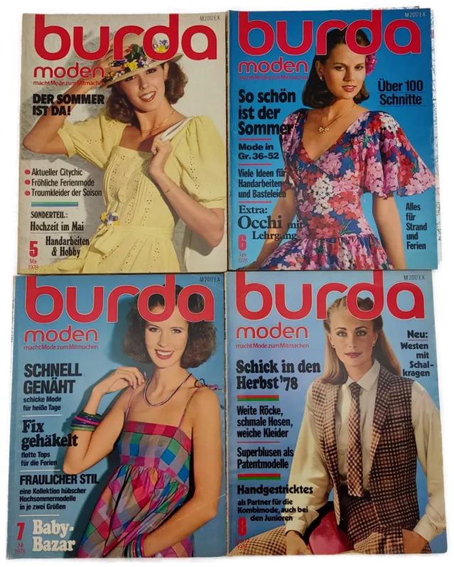 Burda Modezeitschrift 12 Hefte 1978 – Bild 2