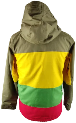 Jacke Burton Gestreift Polyester | Casual-Begleiter – Vorschau 3