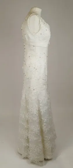 Modernes Brautkleid - ca. Größe 36 - Bild 3