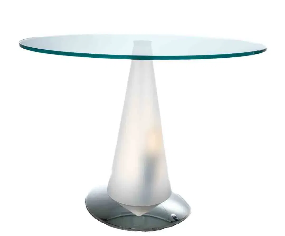 Beistelltisch Fontana Arte Parisotto Birillo mit beleuchtetem Tischbein - Bild 4