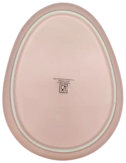 Oster Dessertteller pastellrosa mit Goldrand - Bild 3