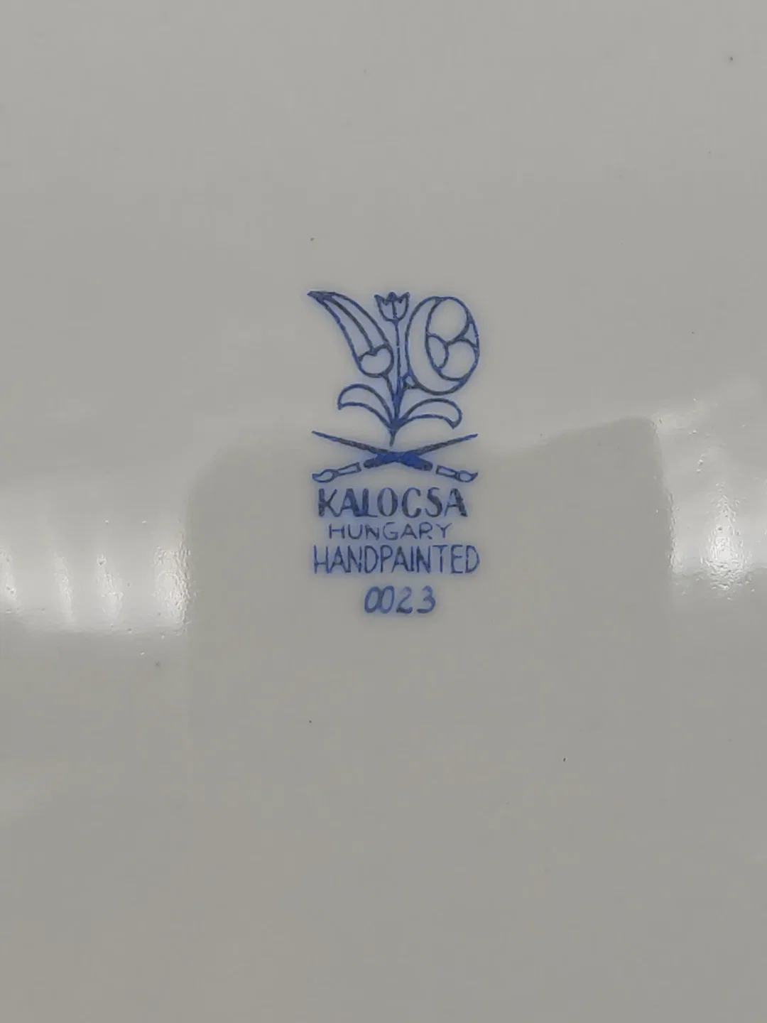 Vintage Kalocsa Wandteller aus Ungarn – Bild 4