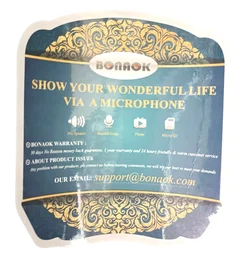 Bonaok Bluethooth Mikrophon und Lautsprecher - Bild 6