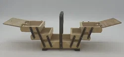 Vintage-Nähkästchen aus Holz - Bild 4