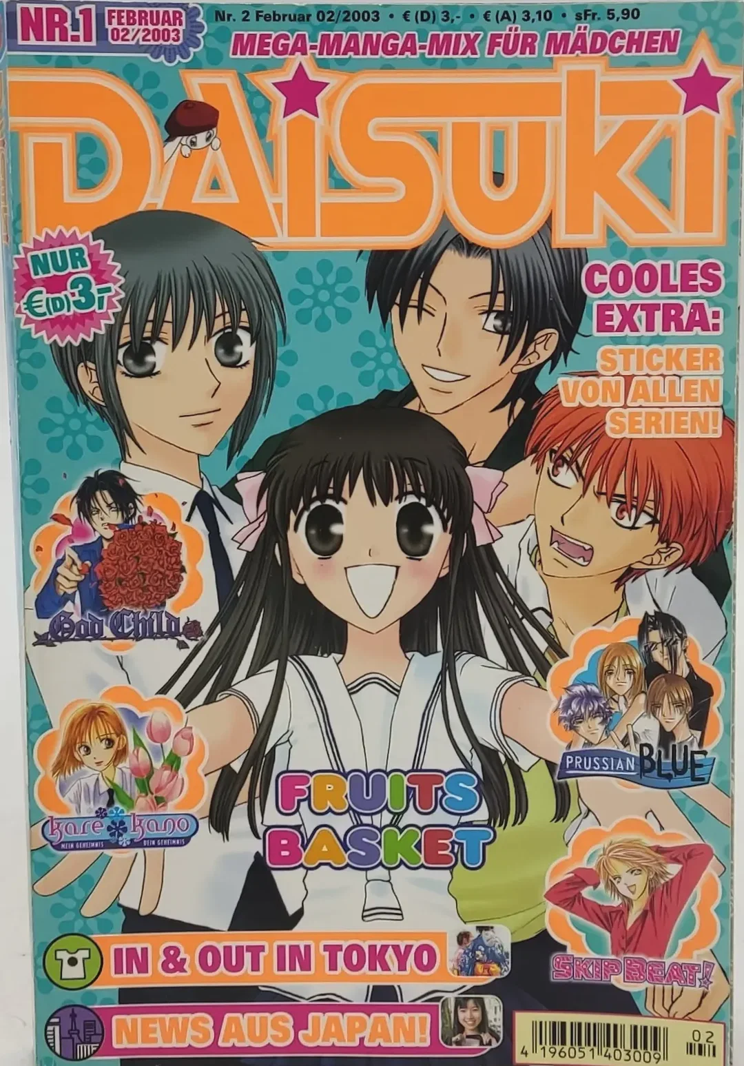 Buch Daisuki Heft 1 bis 8 (Feb 2003 bis Sep 2003) Mega-Manga-Mix für Mädchen Manga/Comic – Bild 2