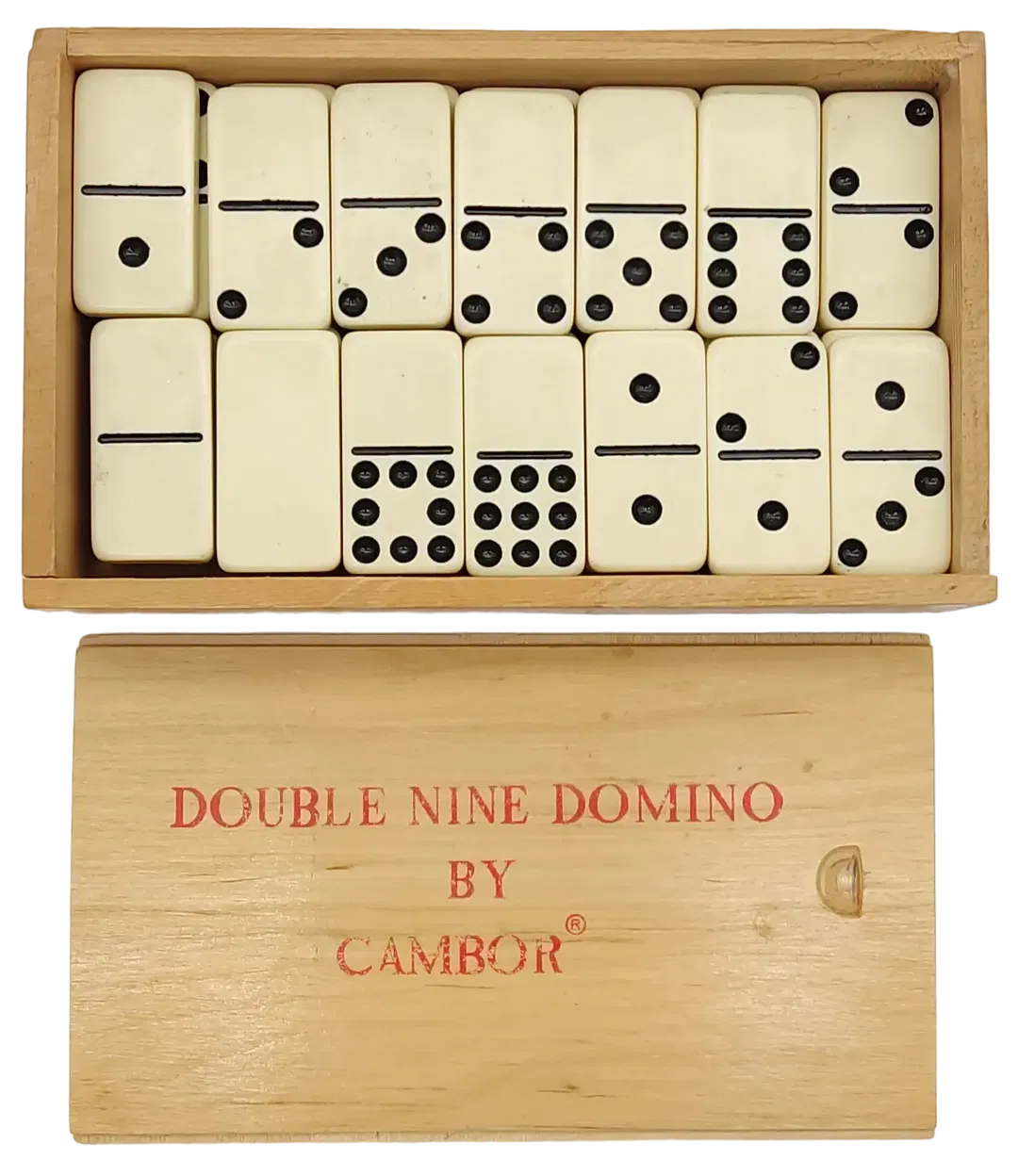 Vintage Double Nine Domino by Cambor - Bild 1