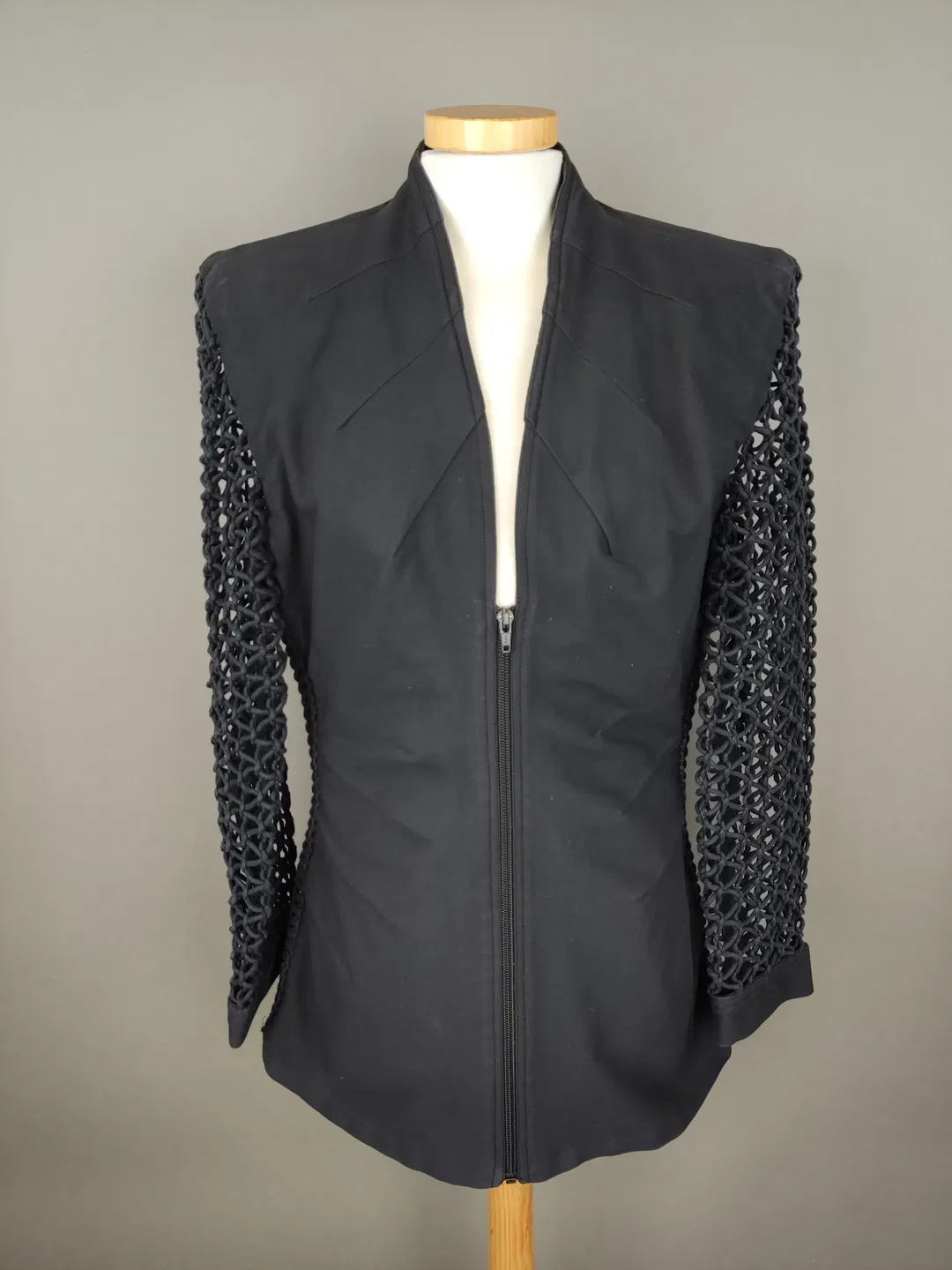 Damen-Blazer mit geknüpften Makramee-Details - M/L - Bild 4