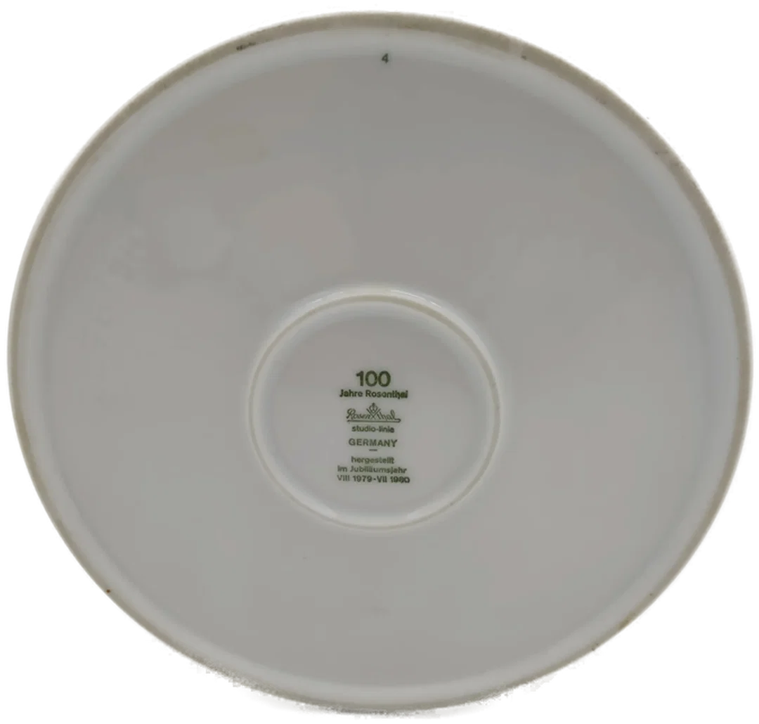 Rosenthal Porzellan Miniatur-Plate-Teller - W. Bauer - D/15 cm – Bild 3