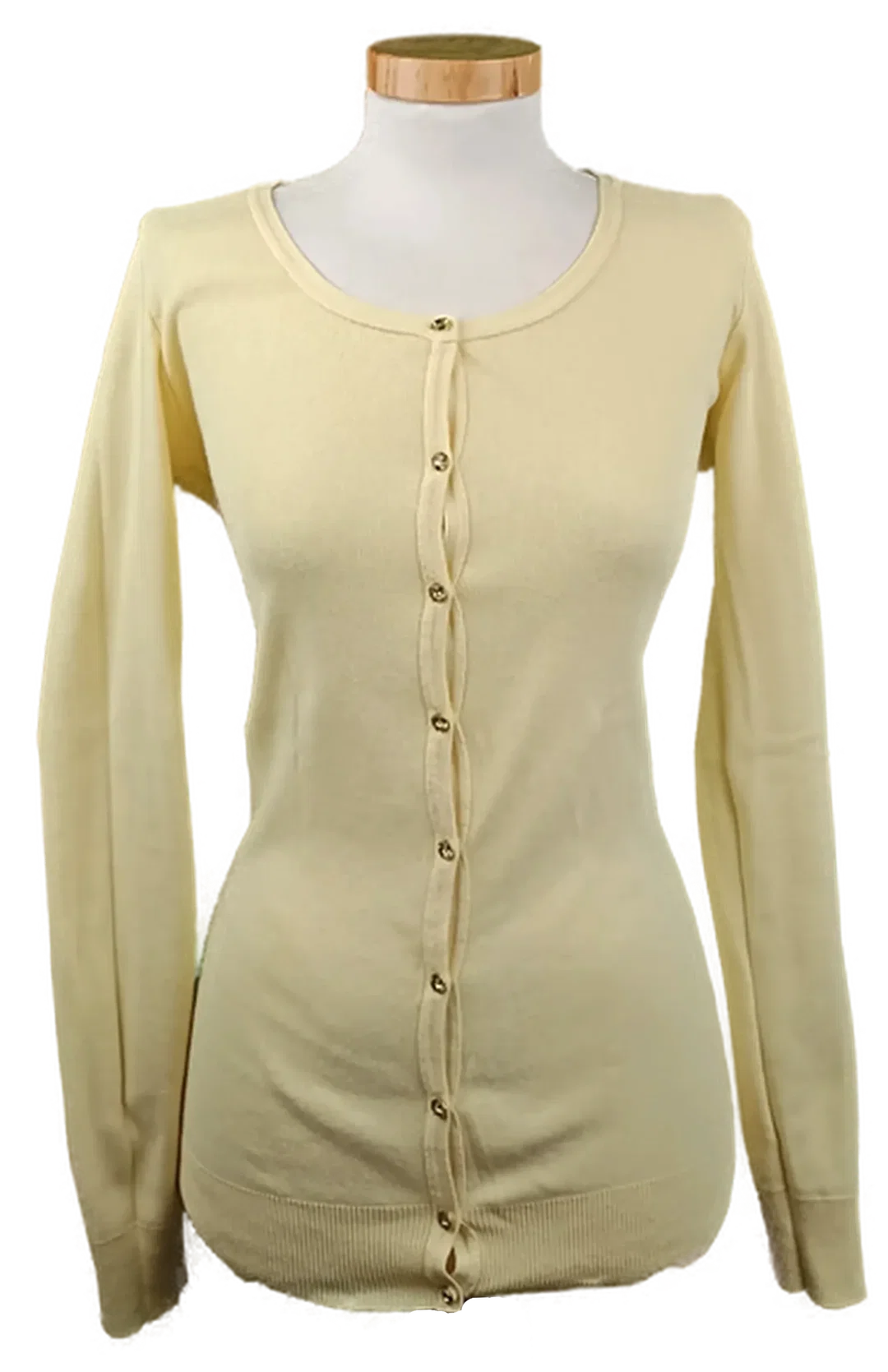 United Colors Of Benetton Damen Pullover hellgelb Gr. M - Bild 4