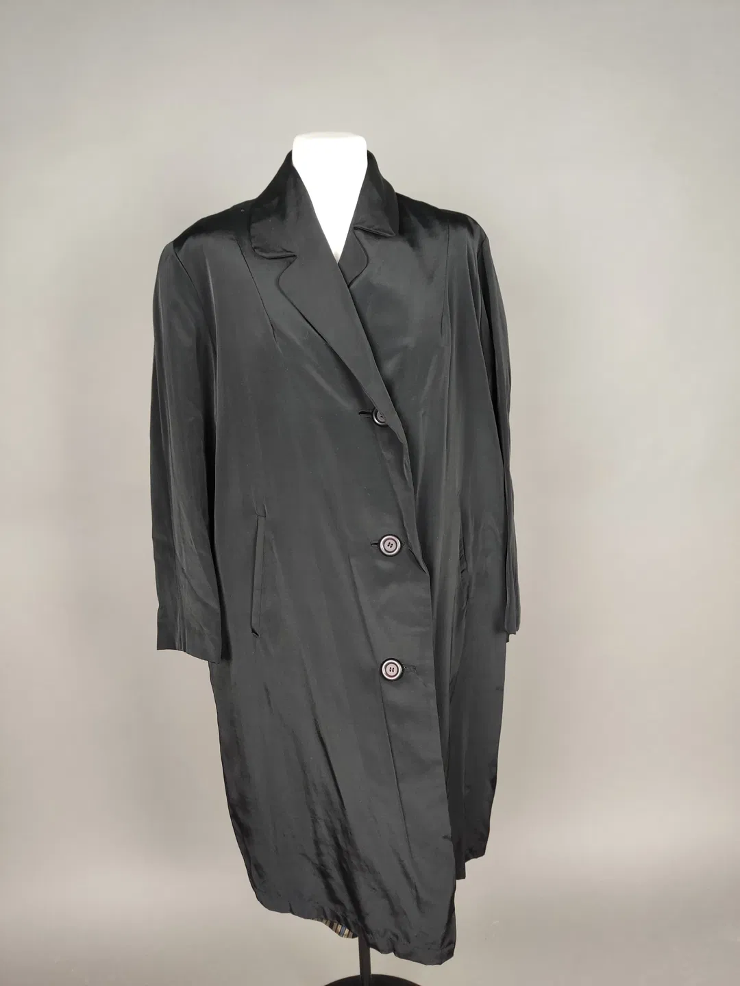 Damen Vintage Mantel schwarz - XL - 42 - Bild 4