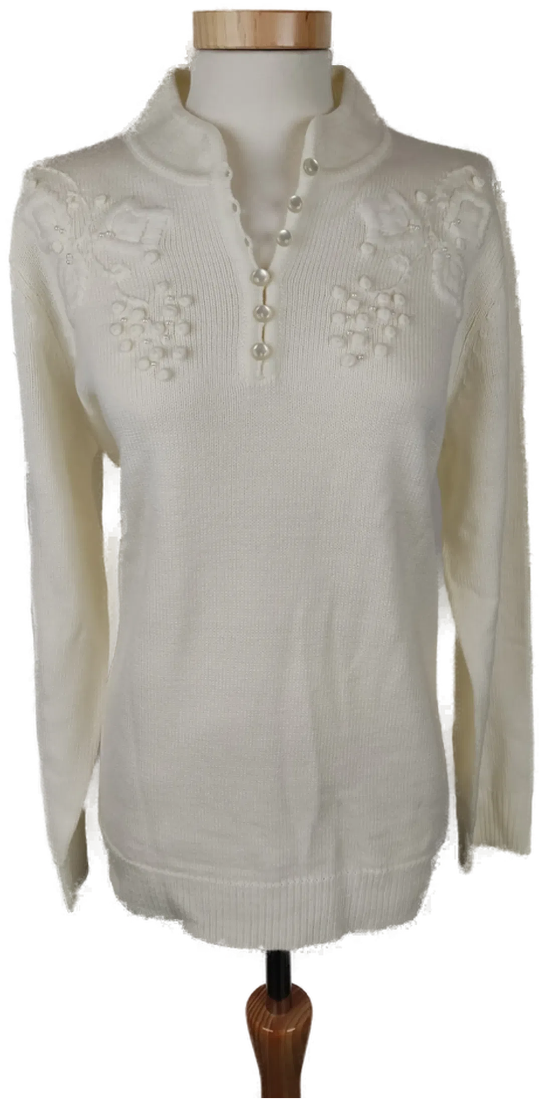 Strickpullover Damen weiss - XL/42 - Bild 4