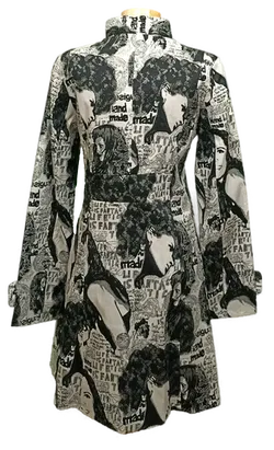 Desigual Damen Mantel gemustert schwarz/weiß Gr. M - Bild 2