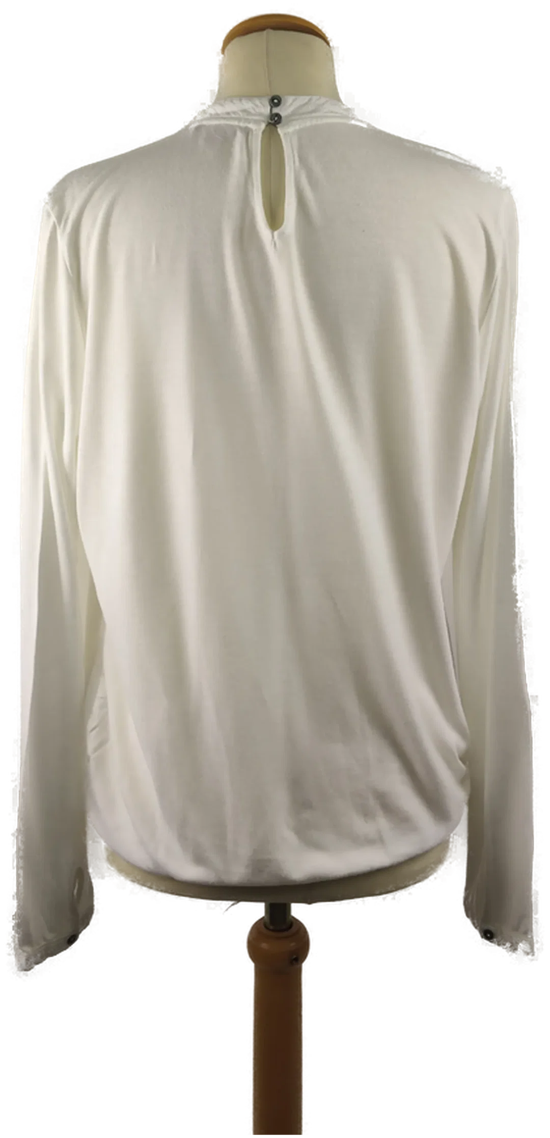 Bluse S.Oliver Unifarben Gr. 38 Mischfaser | Frühlingsliebling – Bild 3