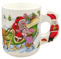 Weihnachtstasse gemustert - Bild 1