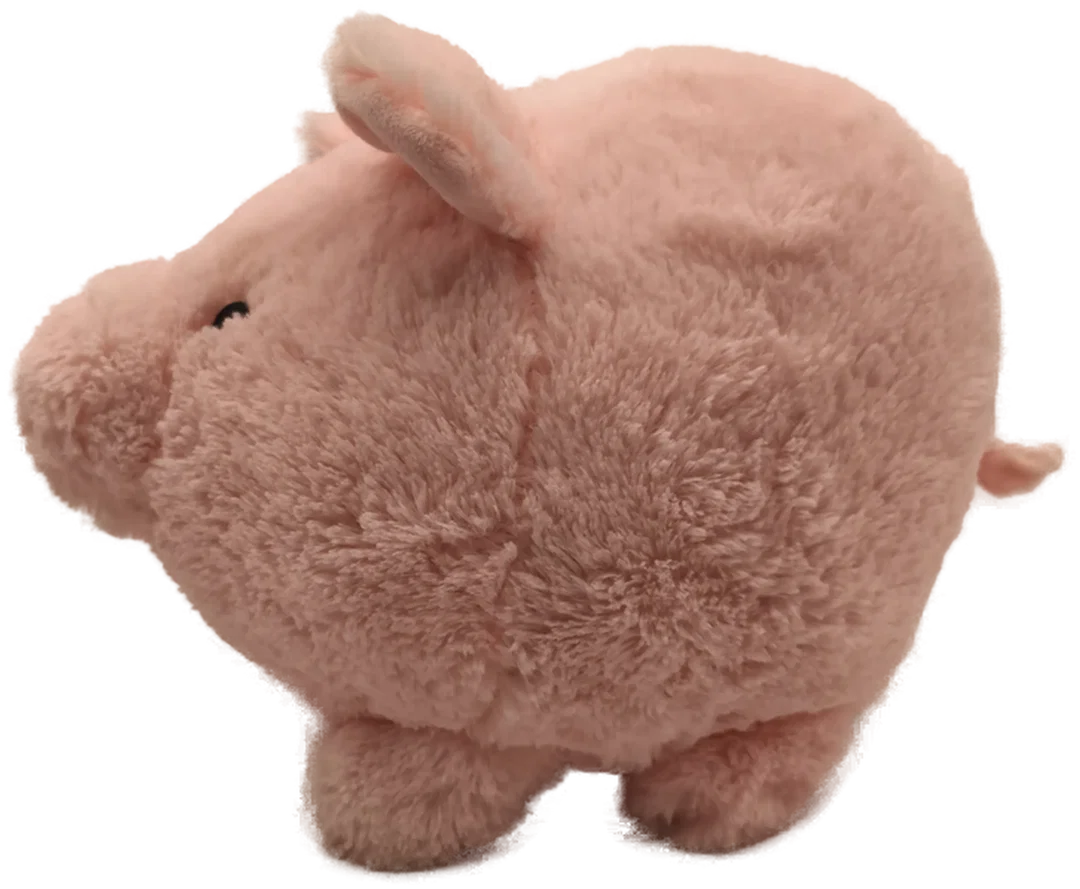 Sparschwein, Plüschschwein groß – Bild 2