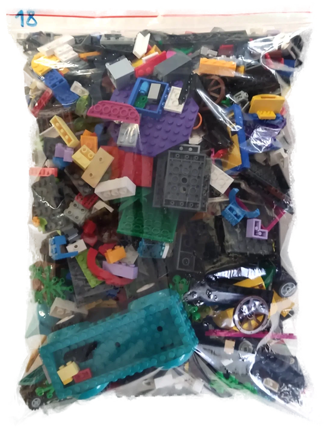 1,5 Kilo LEGO Steine gemischt Nr. 18 - Bild 4