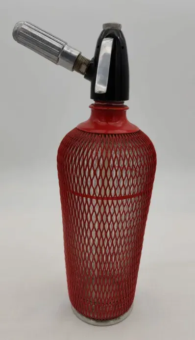 Vintage Soda Flasche Drahtnetzmantel - Bild 1