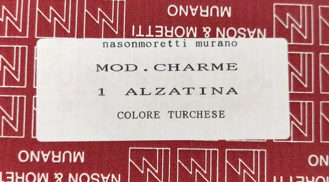 Nason & Moretti Muranoglas - Alzatina Modern Charme türkis – Bild 4