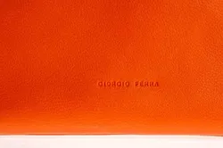 Handtasche Giorgio Ferra orange - Bild 3