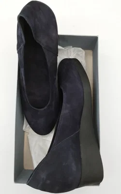 Arche Pumps Keilabsatz Leder Gr.41 Nachtblau | Business & Party – Vorschau 2