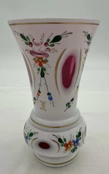 Poschinger - bayerische Überfangvase Glas Vintage - Bild 4