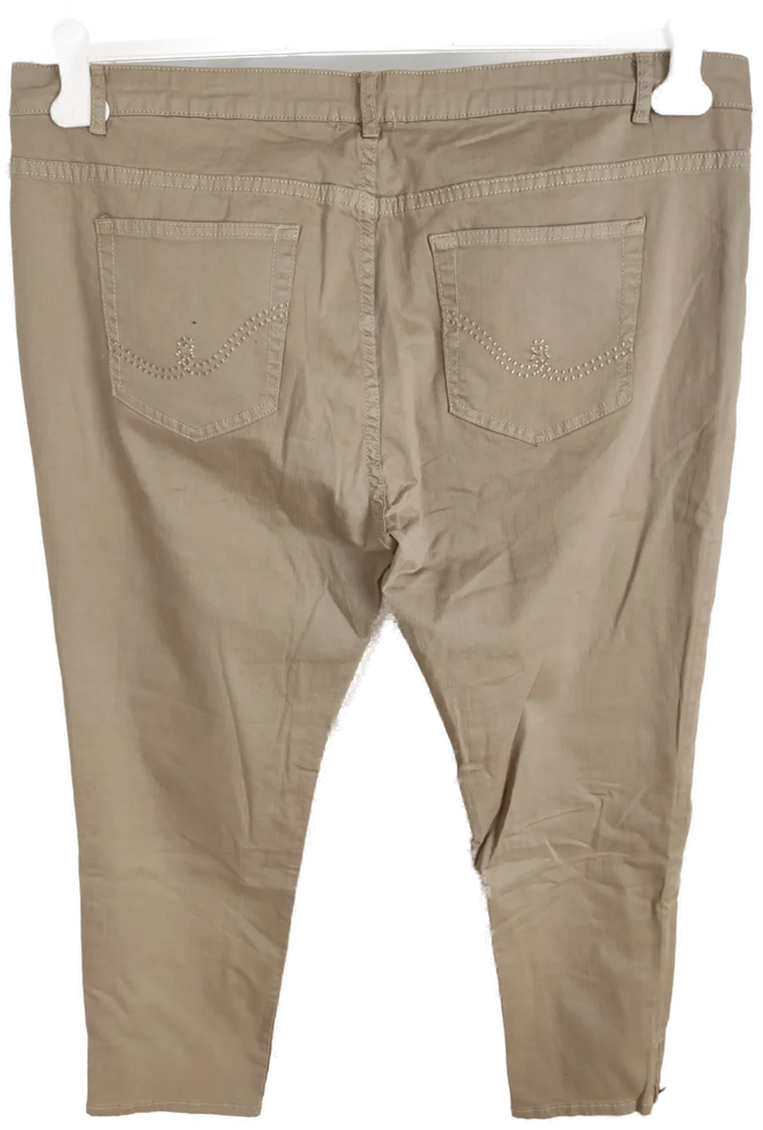 Blue Seven Damen Stretch-Jeans in Beige, Größe 46 – Bild 4